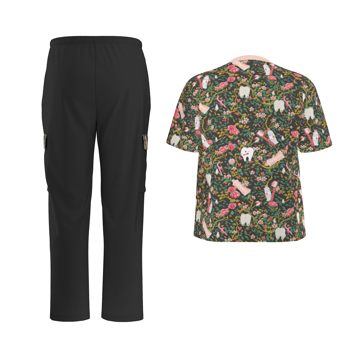 Dental Days Printed Women's Scrub Set|Birdseye