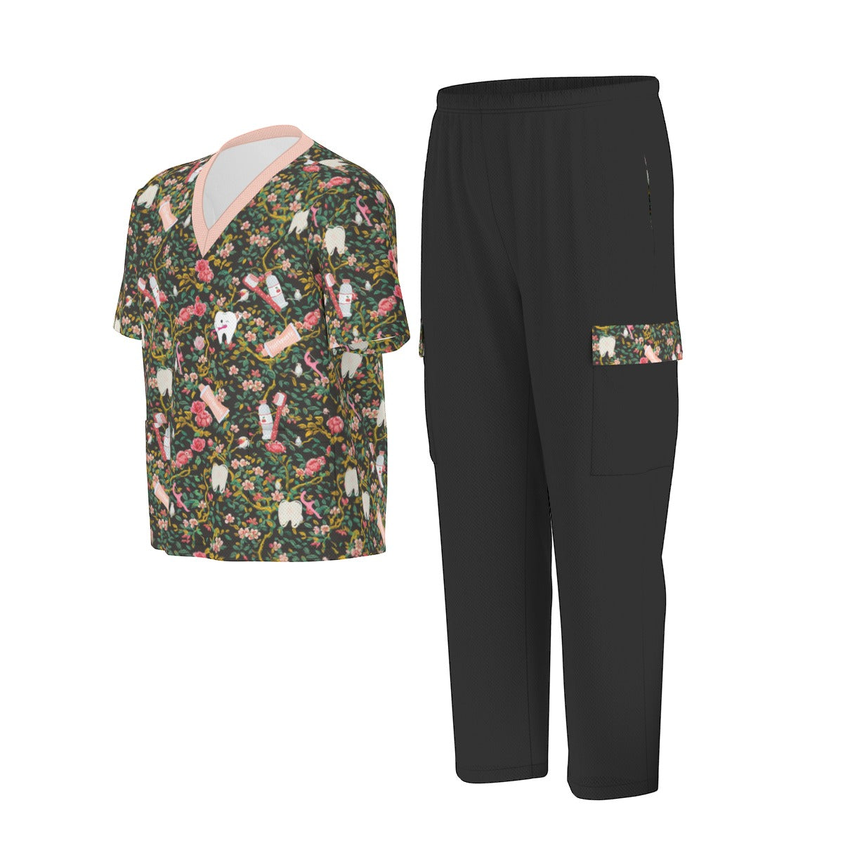 Dental Days Printed Women's Scrub Set|Birdseye