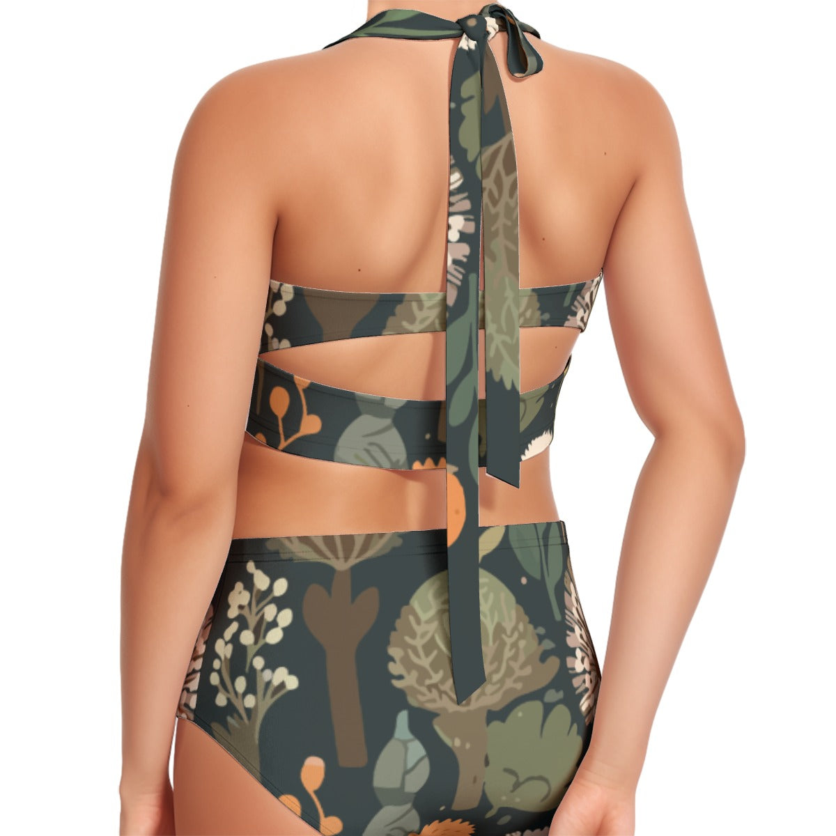 Outdoors is my Jam Women's Swimsuit Set With Halter