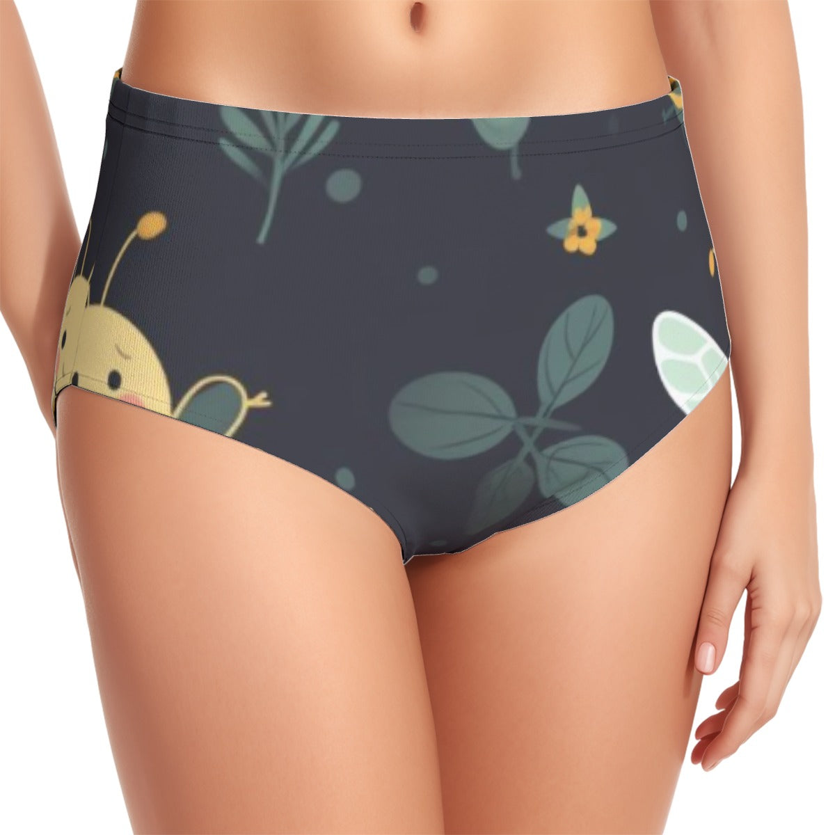 Bee Me Time Women's Swimsuit Set With Halter
