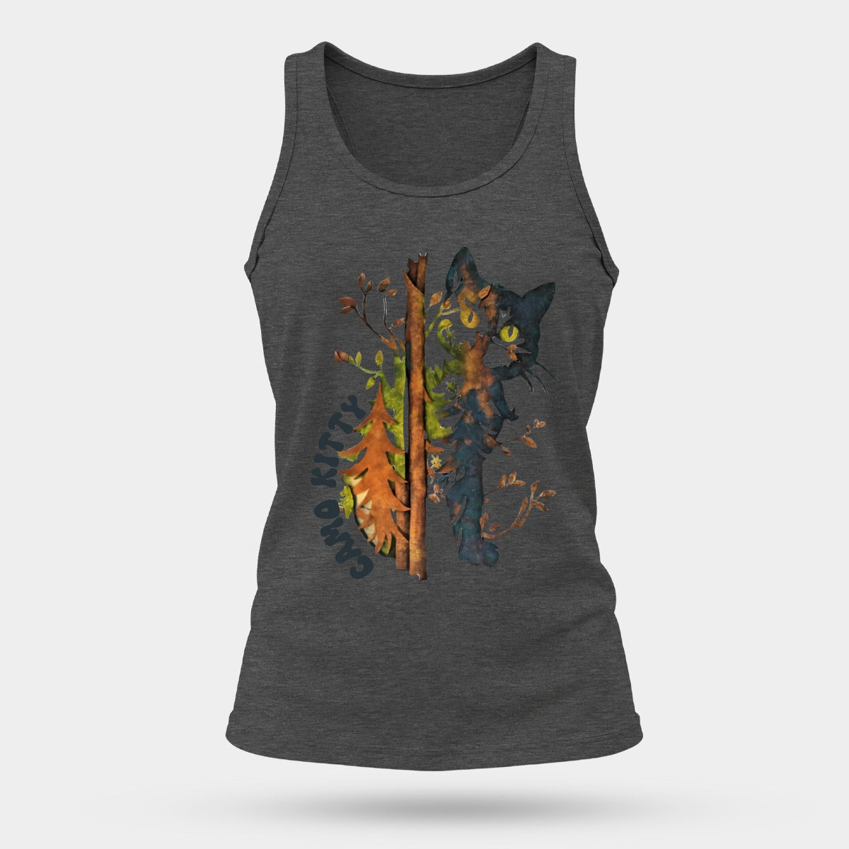 Camo Kitty - Women's Sports Tank Top | 180GSM