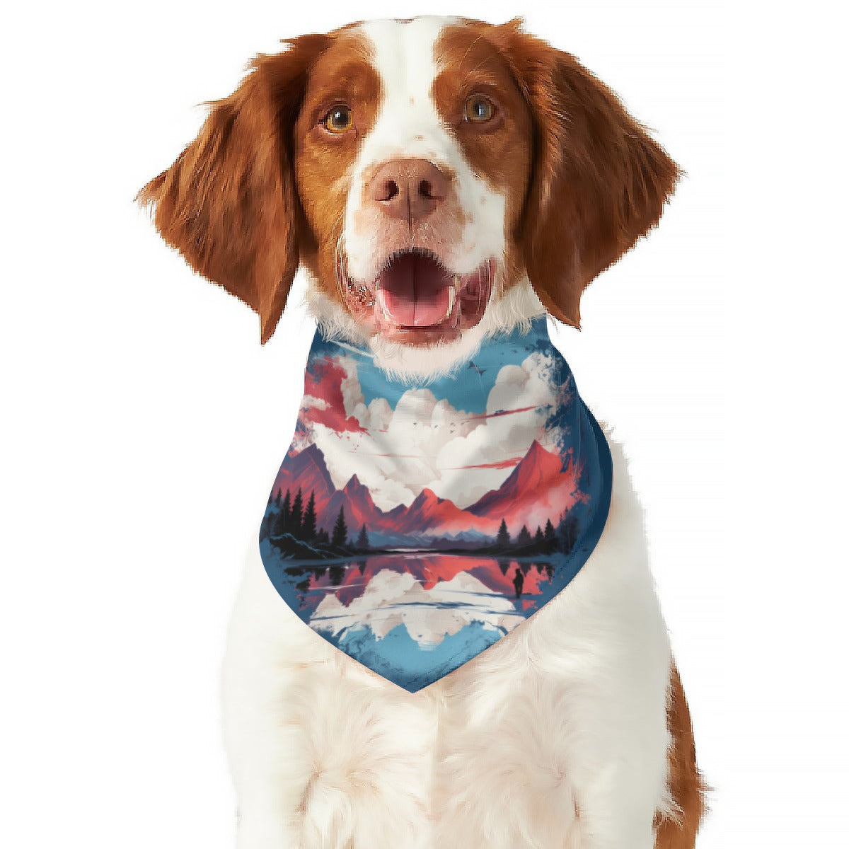 Sawtooth Mountains Pet's Scarf