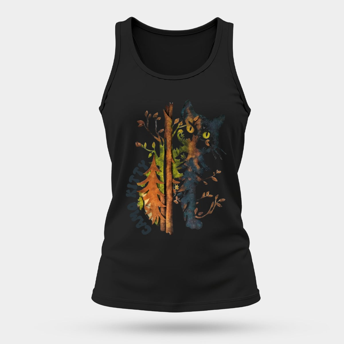 Camo Kitty - Women's Sports Tank Top | 180GSM