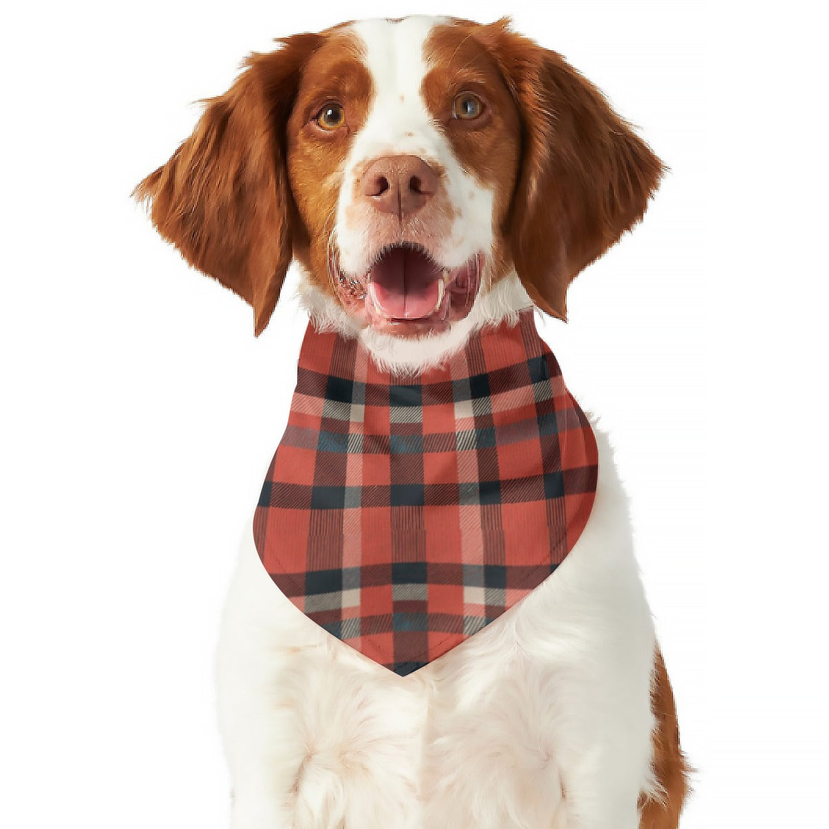 Russet Plaid Pet's Scarf