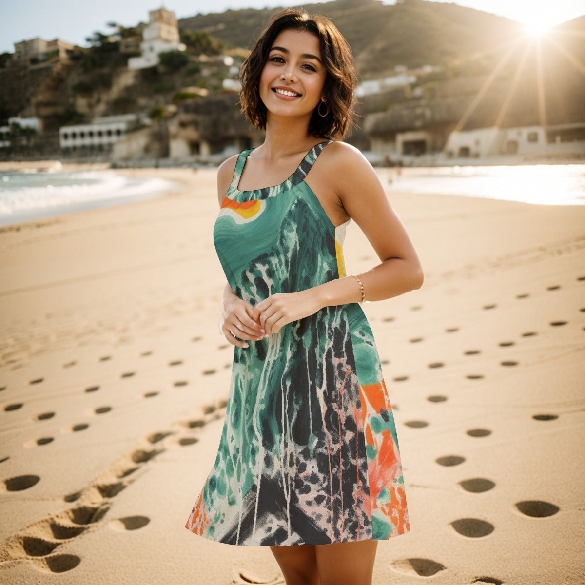 Seashell Women's Sleeveless Cami Dress