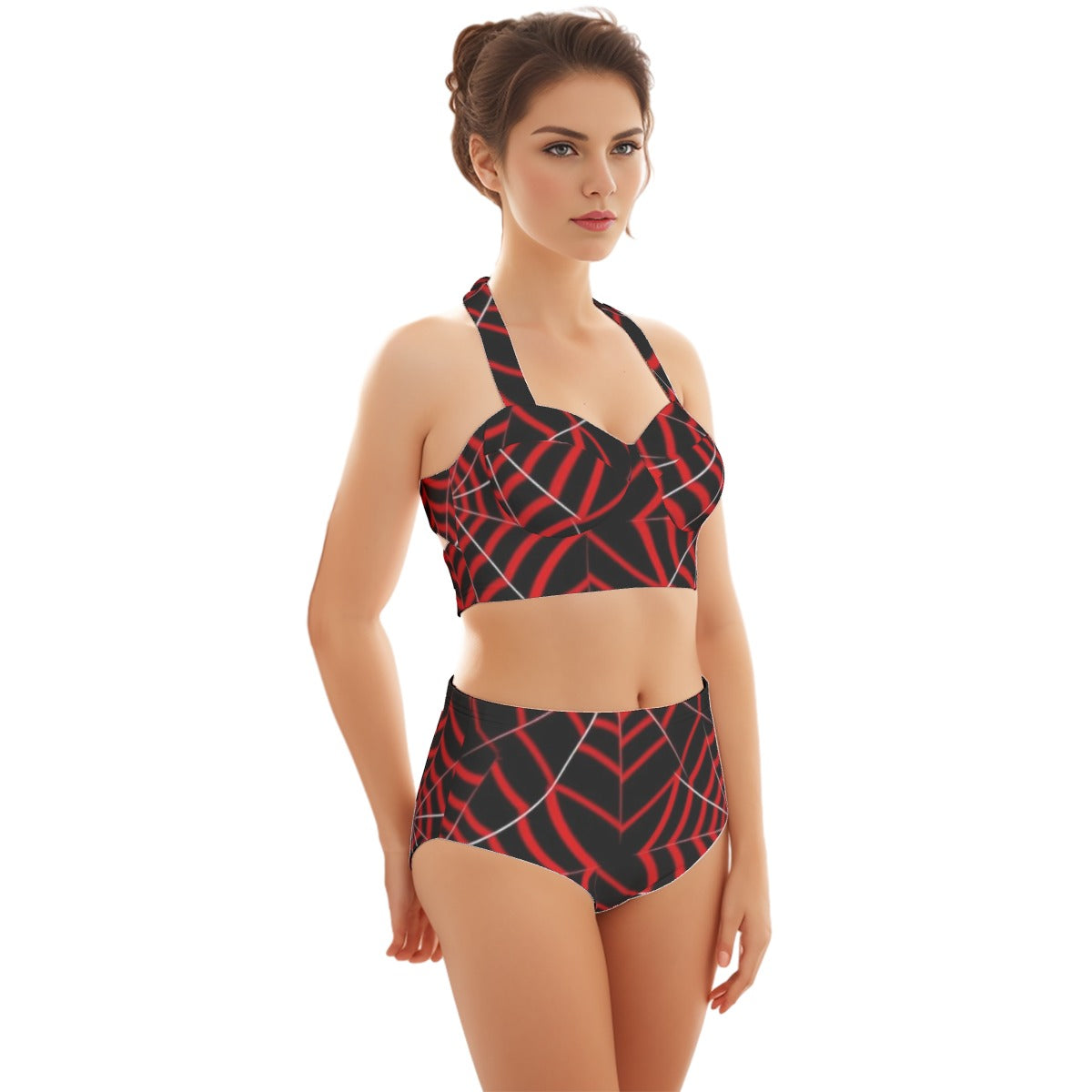 The Matrix Women's Swimsuit Set With Halter