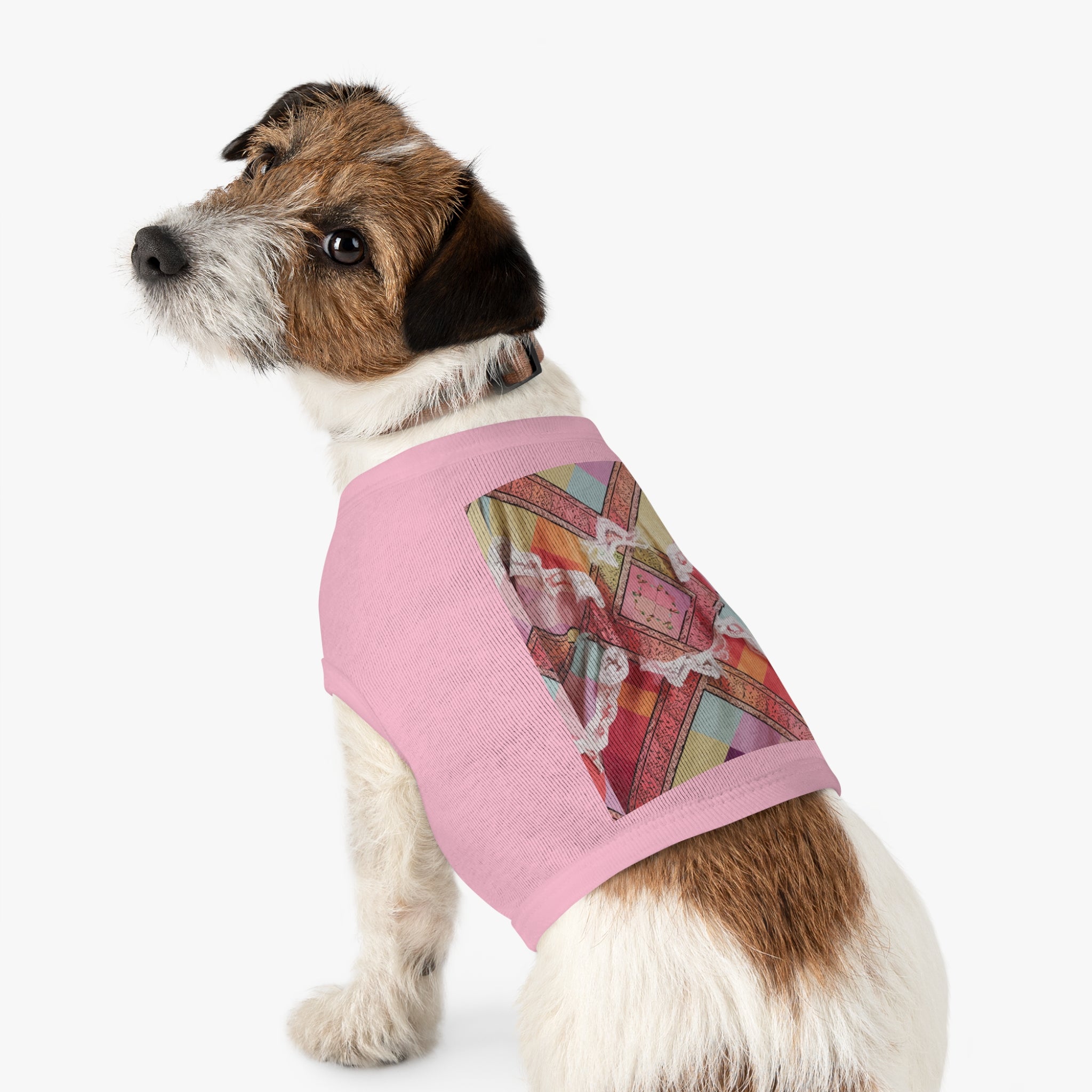 Madras Lace Pet Shirt