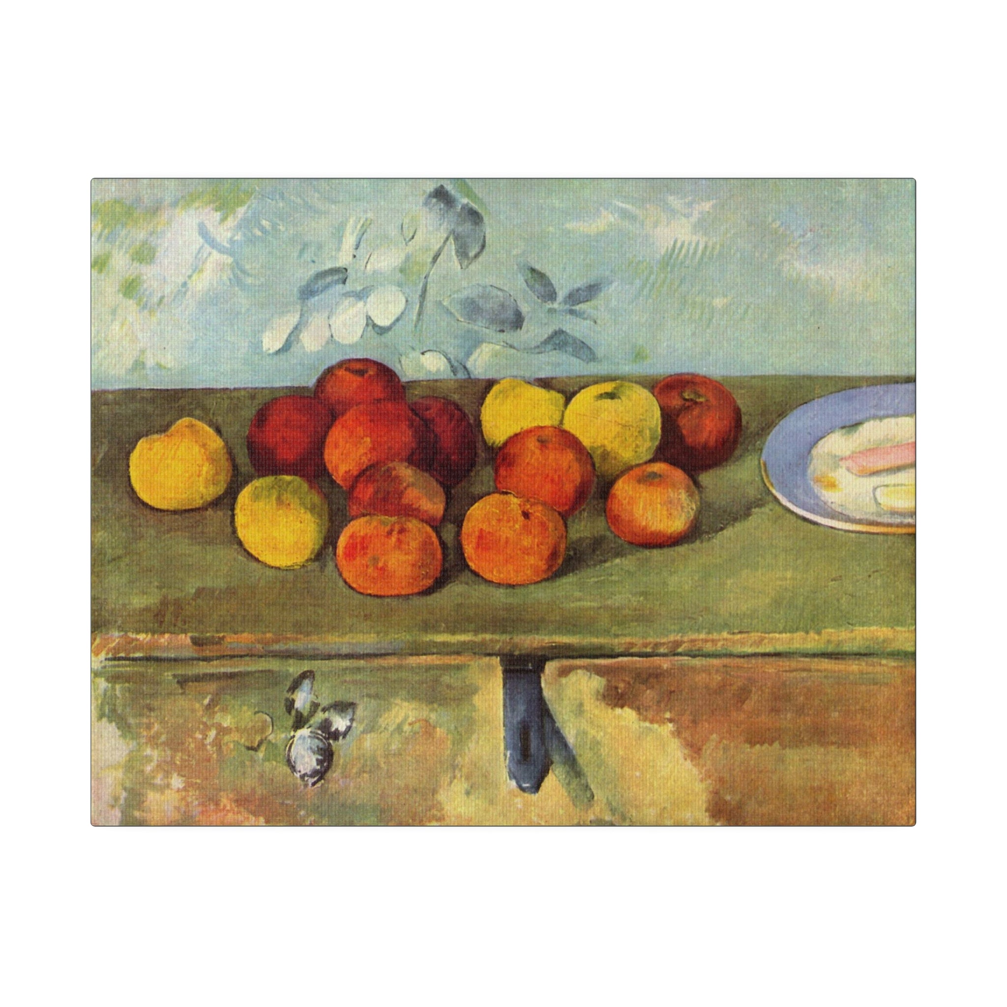 Apples & Biscuits 1895 - Paul Cezanne - Matte Canvas, Stretched, 0.75" - Spruced Roost