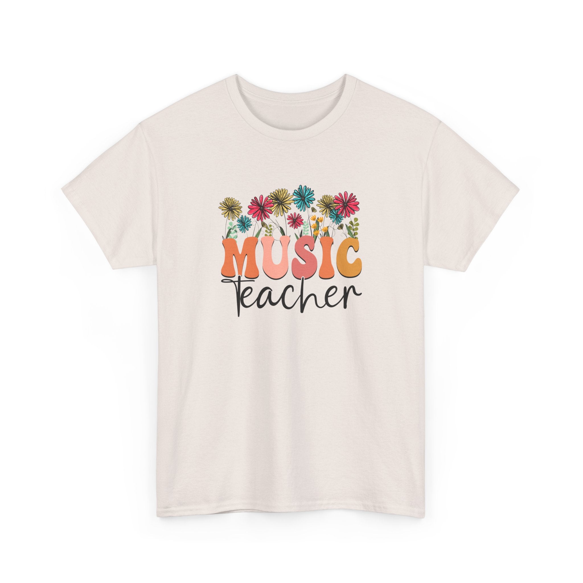 Music Teacher - Unisex Heavy Cotton Tee - Spruced Roost