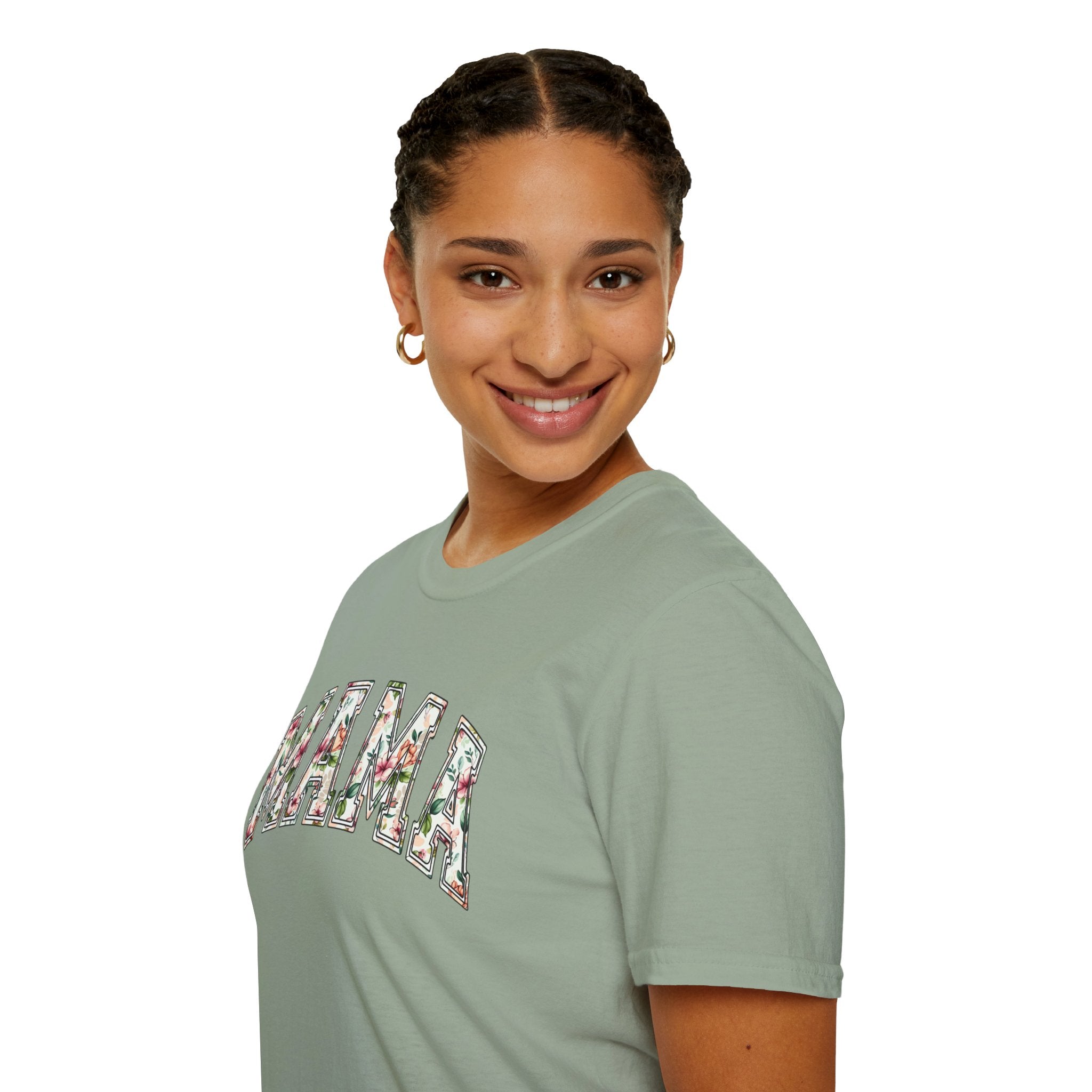 Mama Floral Unisex Softstyle T-Shirt - Spruced Roost