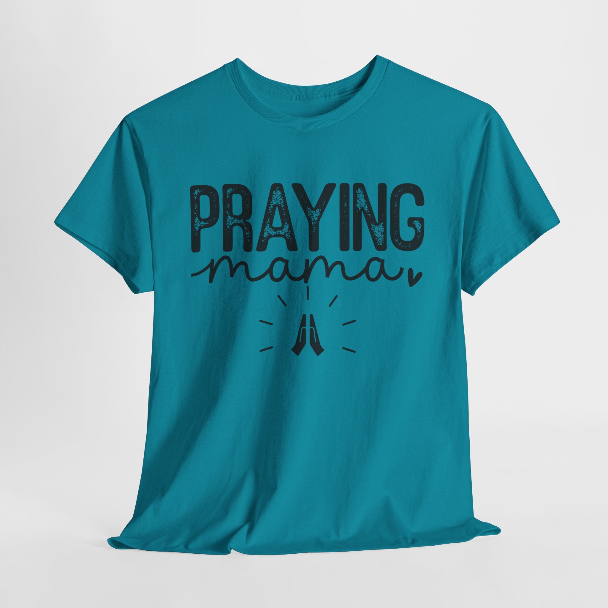 Praying Mama Black Unisex Heavy Cotton Tee
