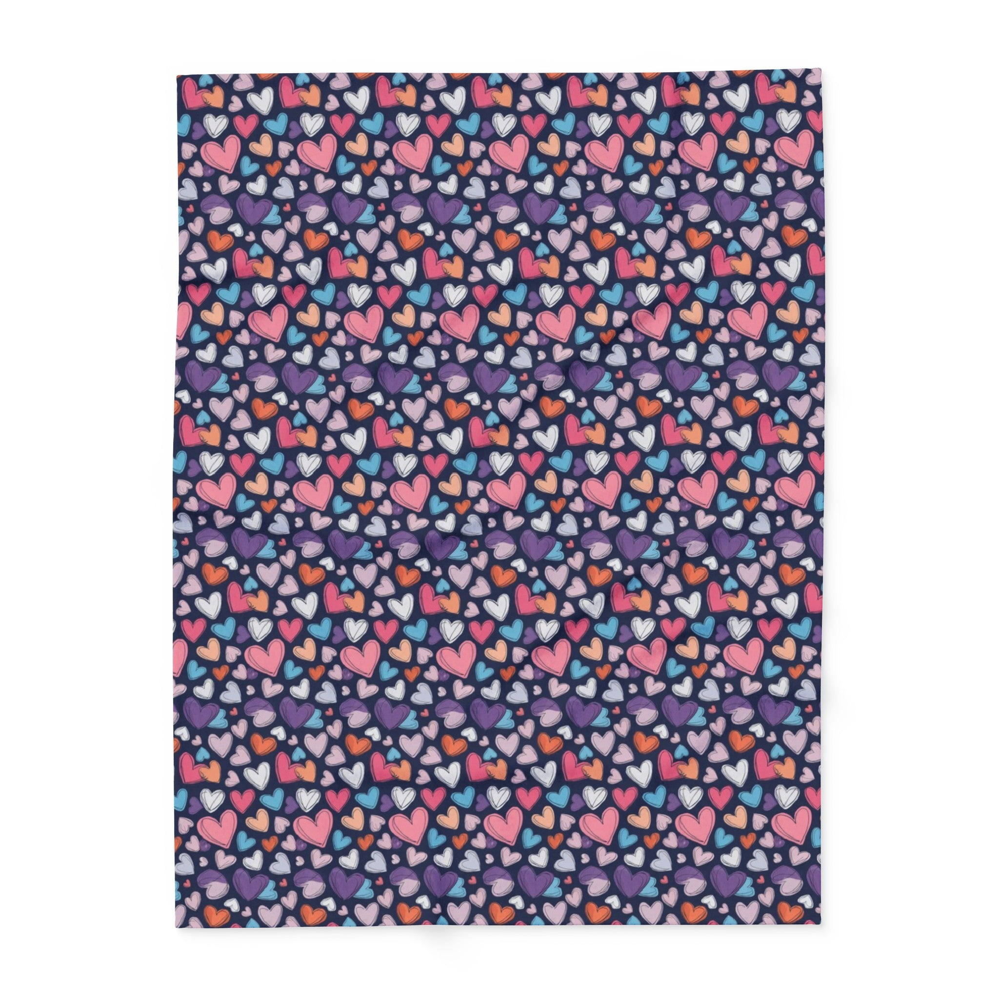 Up-Hearted Arctic Fleece Blanket