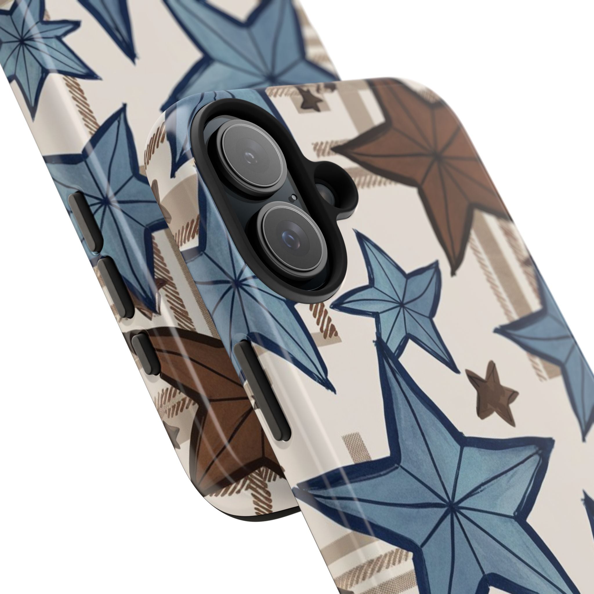 Plaid Stars - Tough Case for iPhone 14, 15, 16 - Spruced Roost