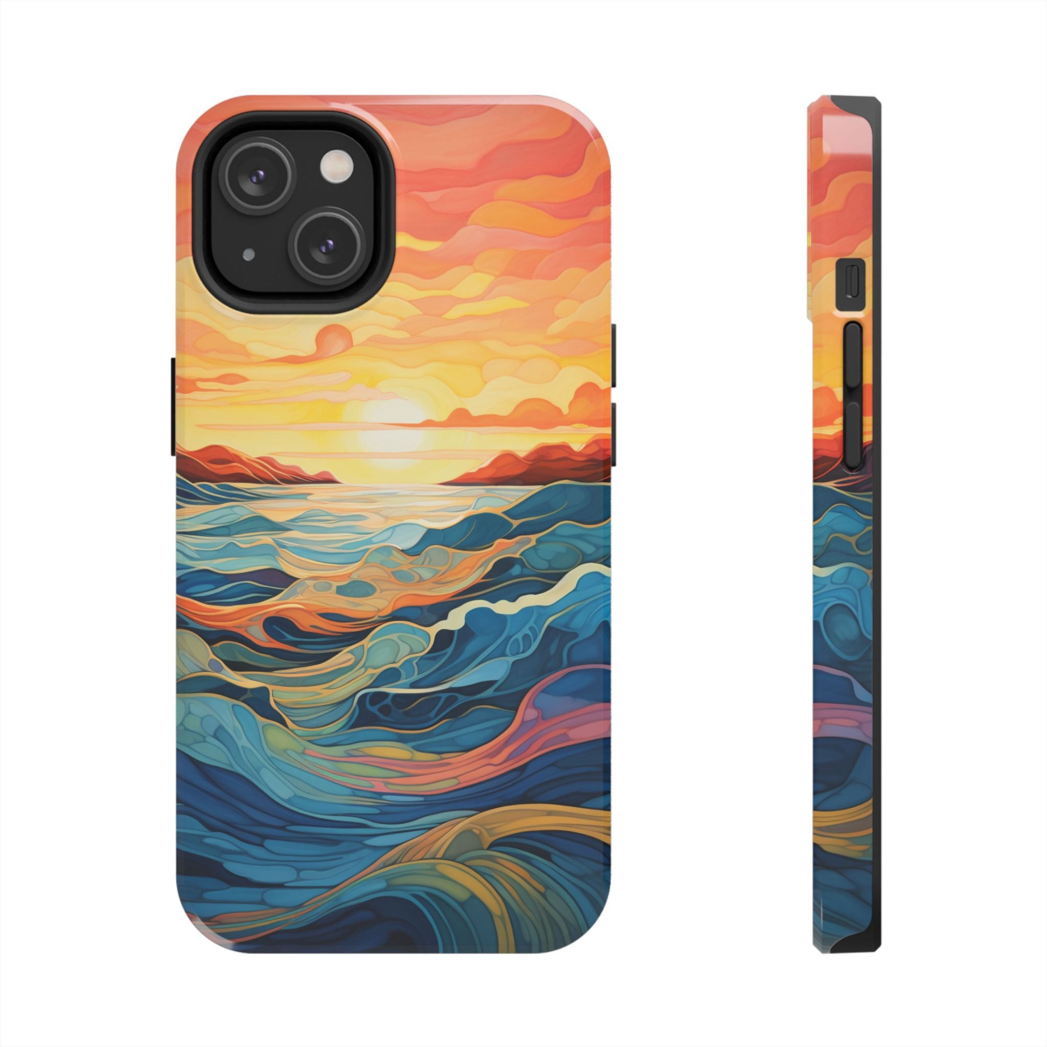 Sunset Swell - Tough Case for iPhone 14, 15, 16