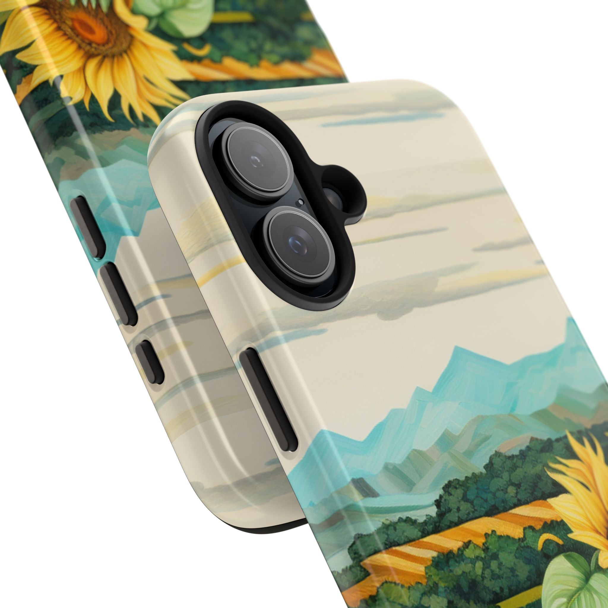 Mountain View Sunflowers - Tough Case for iPhone 14, 15, 16