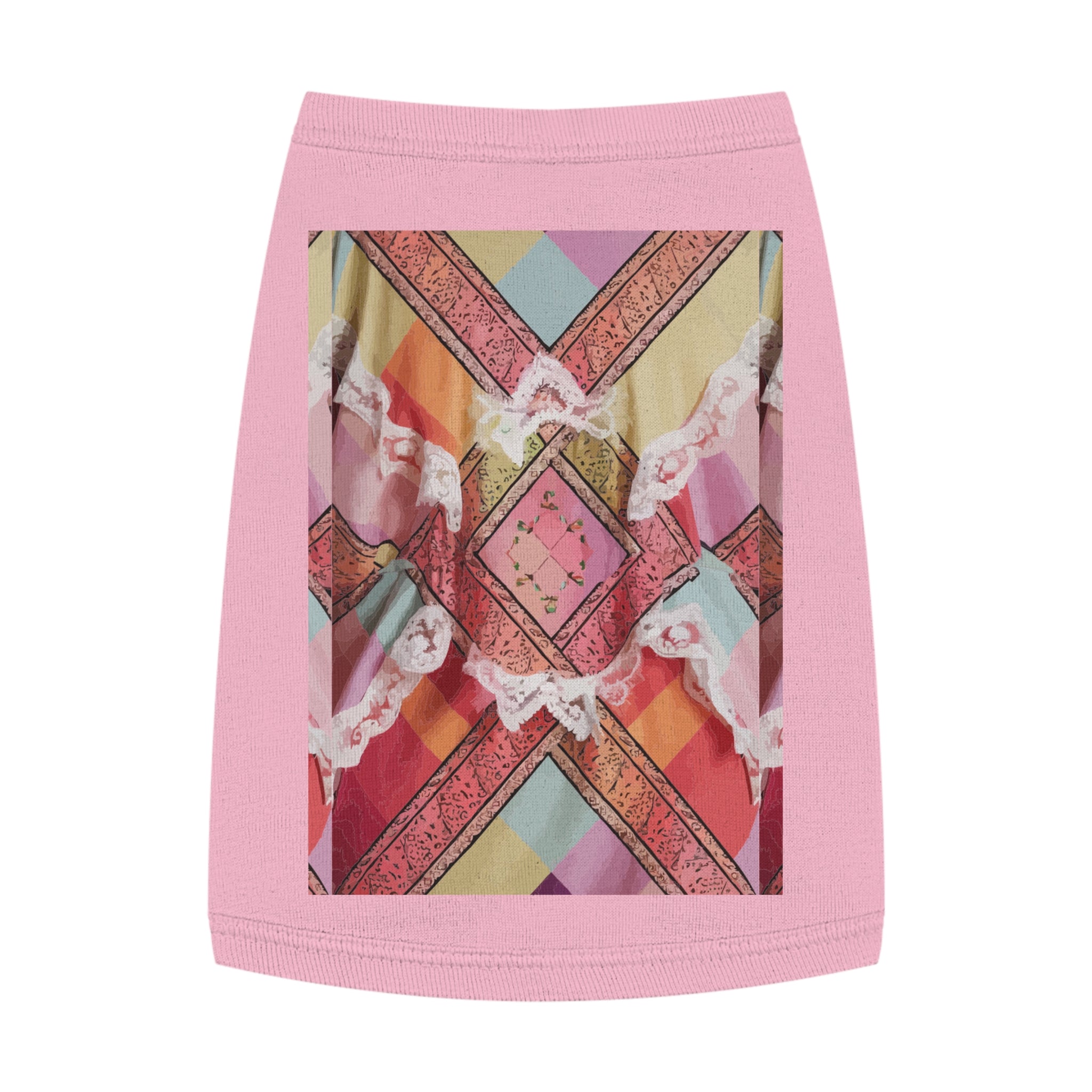 Madras Lace Pet Shirt