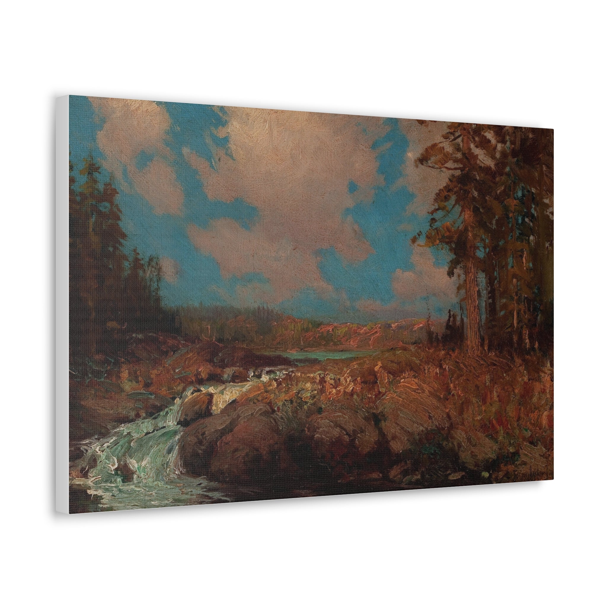 New York Landscape 1908 - Julian Onderdonk Canvas Gallery Wraps - Spruced Roost