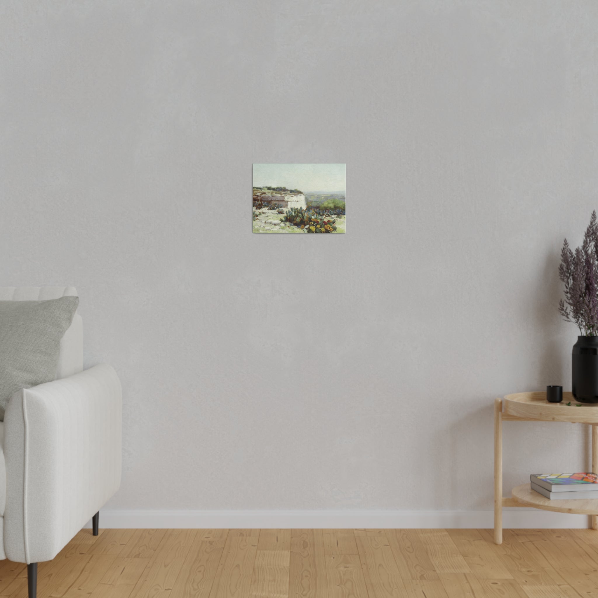 Prickly Pear in Blossom - Julian Onderdonk - Matte Canvas Print, Stretched, 0.75" - Spruced Roost