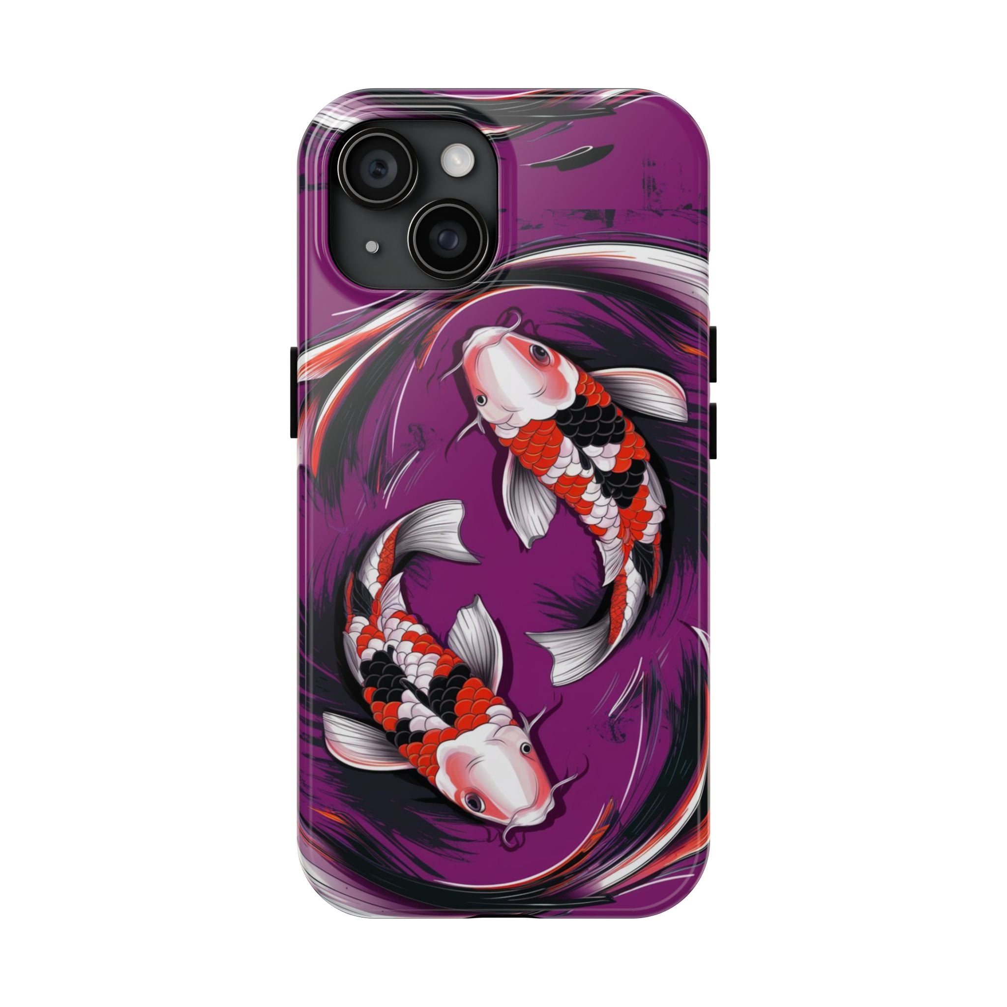 Koi's Pond Circles - Tough Case for iPhone 14, 15, 16 - Spruced Roost