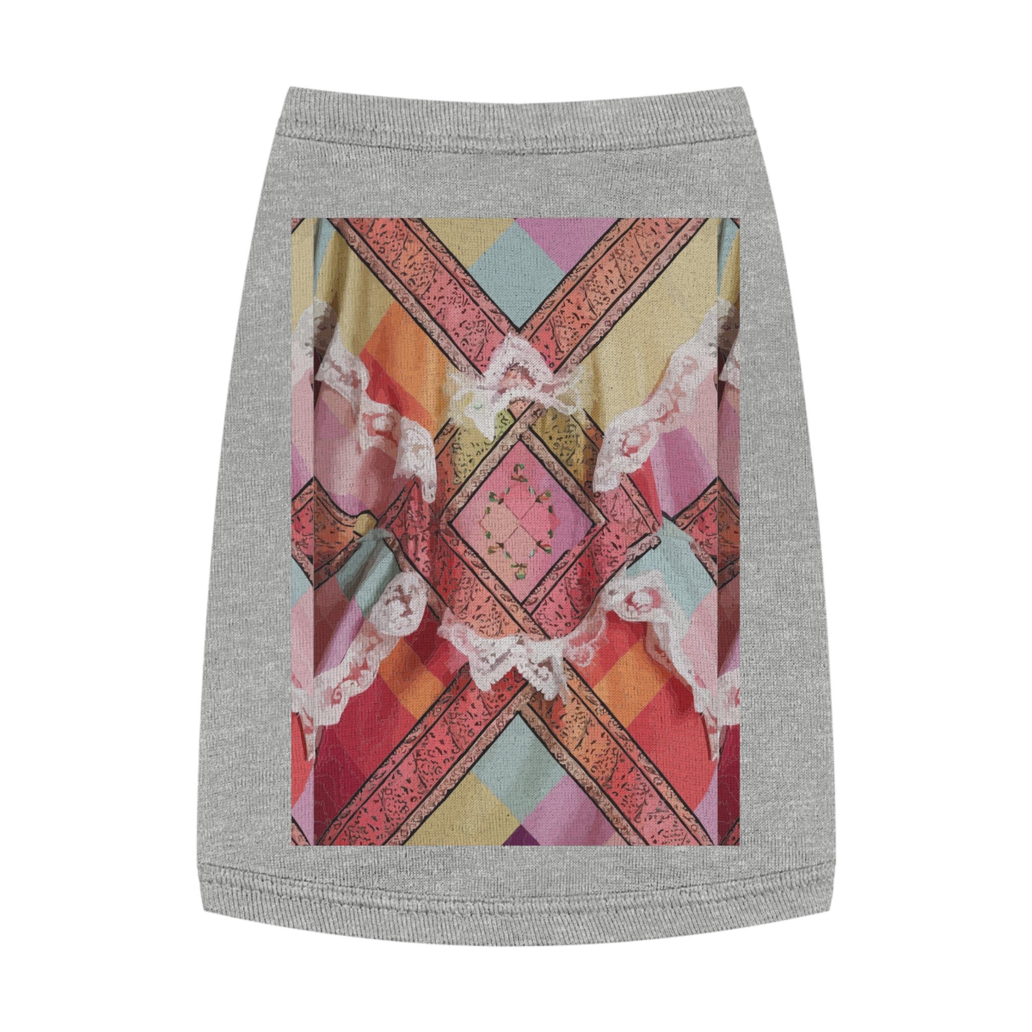 Madras Lace Pet Shirt