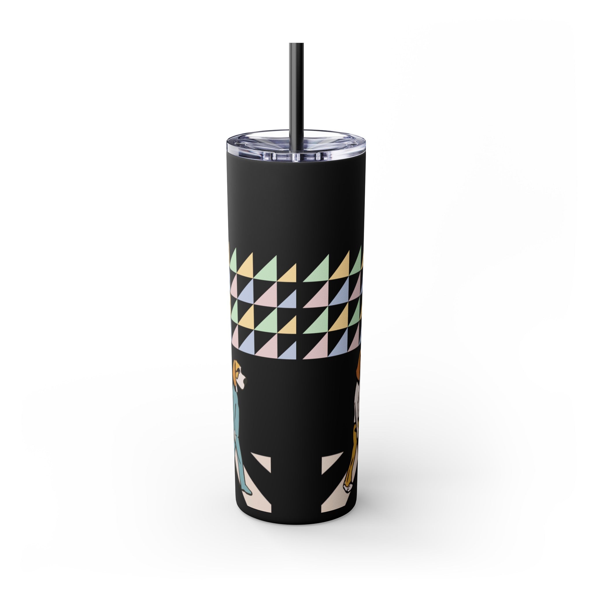 The Beagles - Skinny Tumbler with Straw, 20oz