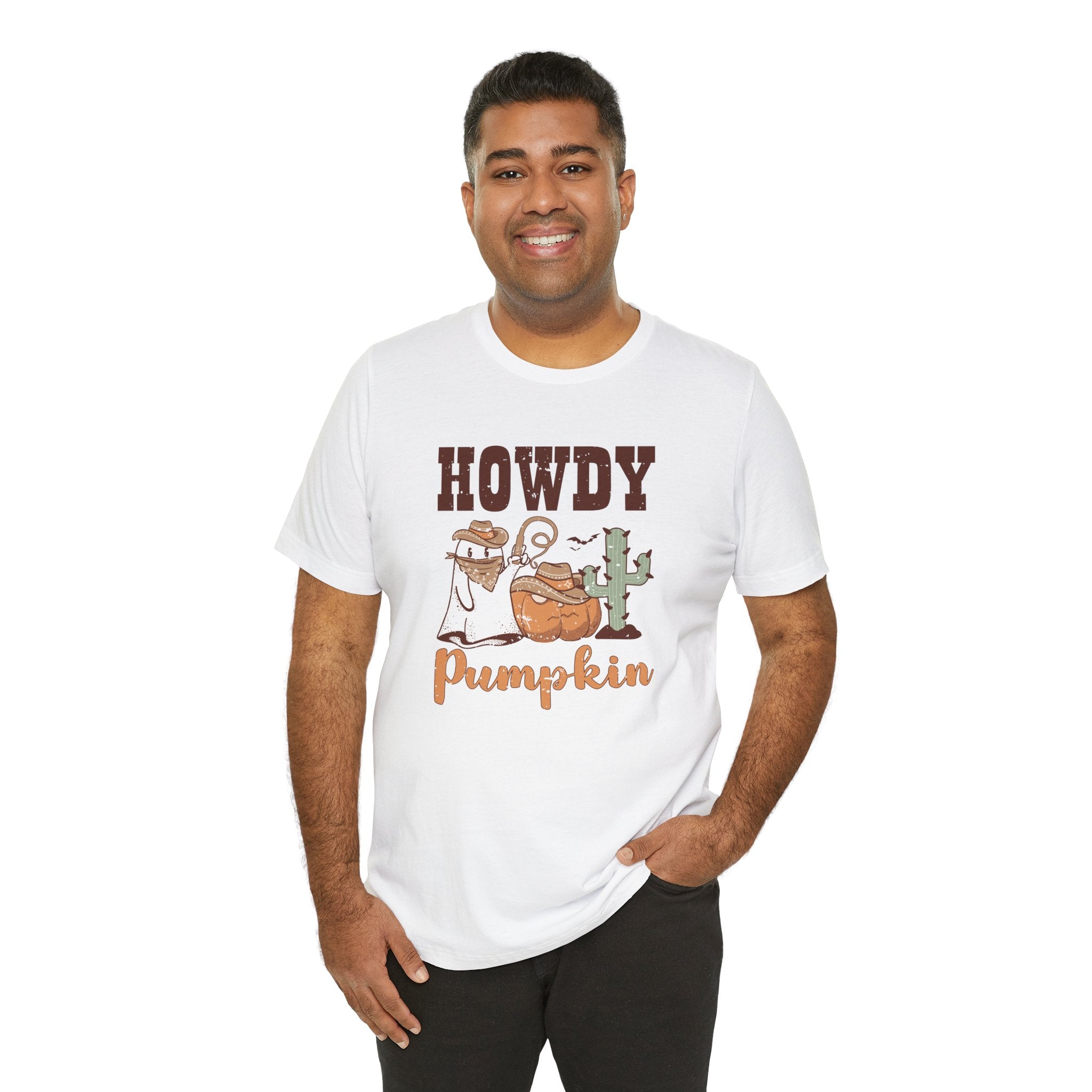 Howdy Pumpkin - Unisex Jersey Short Sleeve Tee