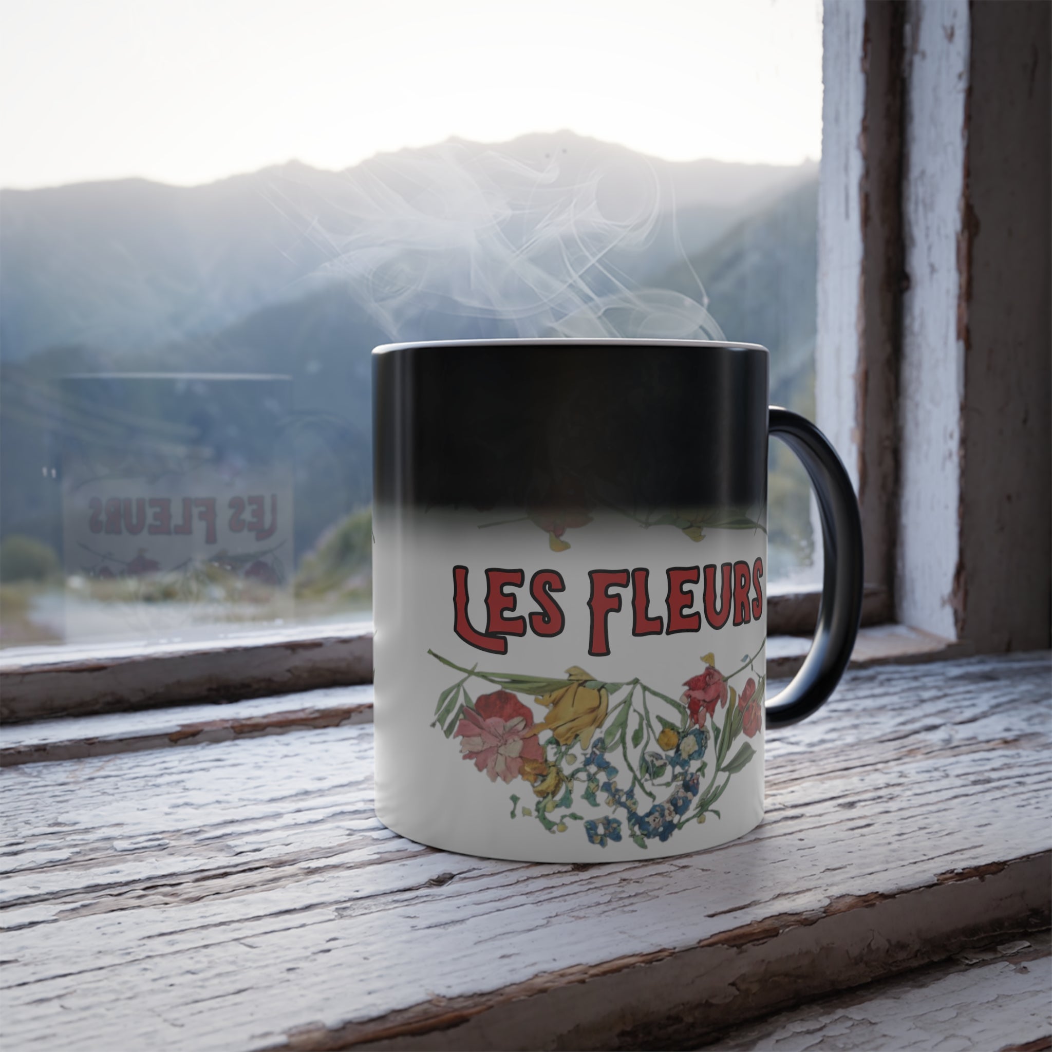 Les Fleurs - Color Morphing Mug, 11oz - Spruced Roost
