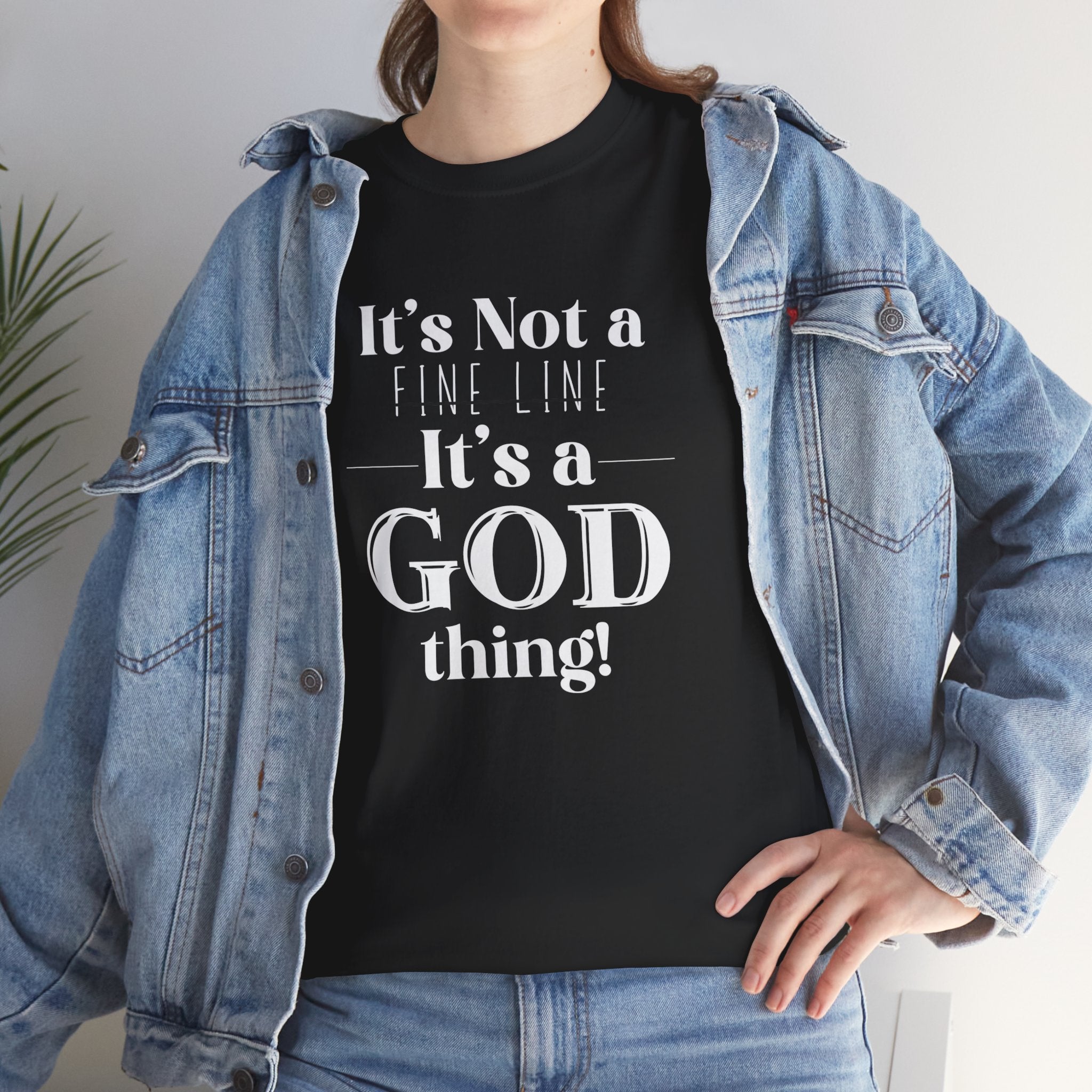 It's a God Thing  Bold Unisex Heavy Cotton Tee