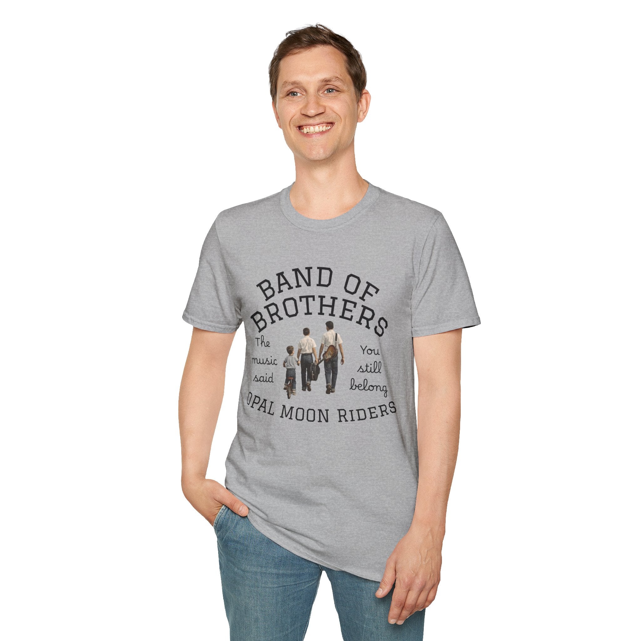 Band of Brothers Unisex T-Shirt — Opal Moon Riders Vintage Tee