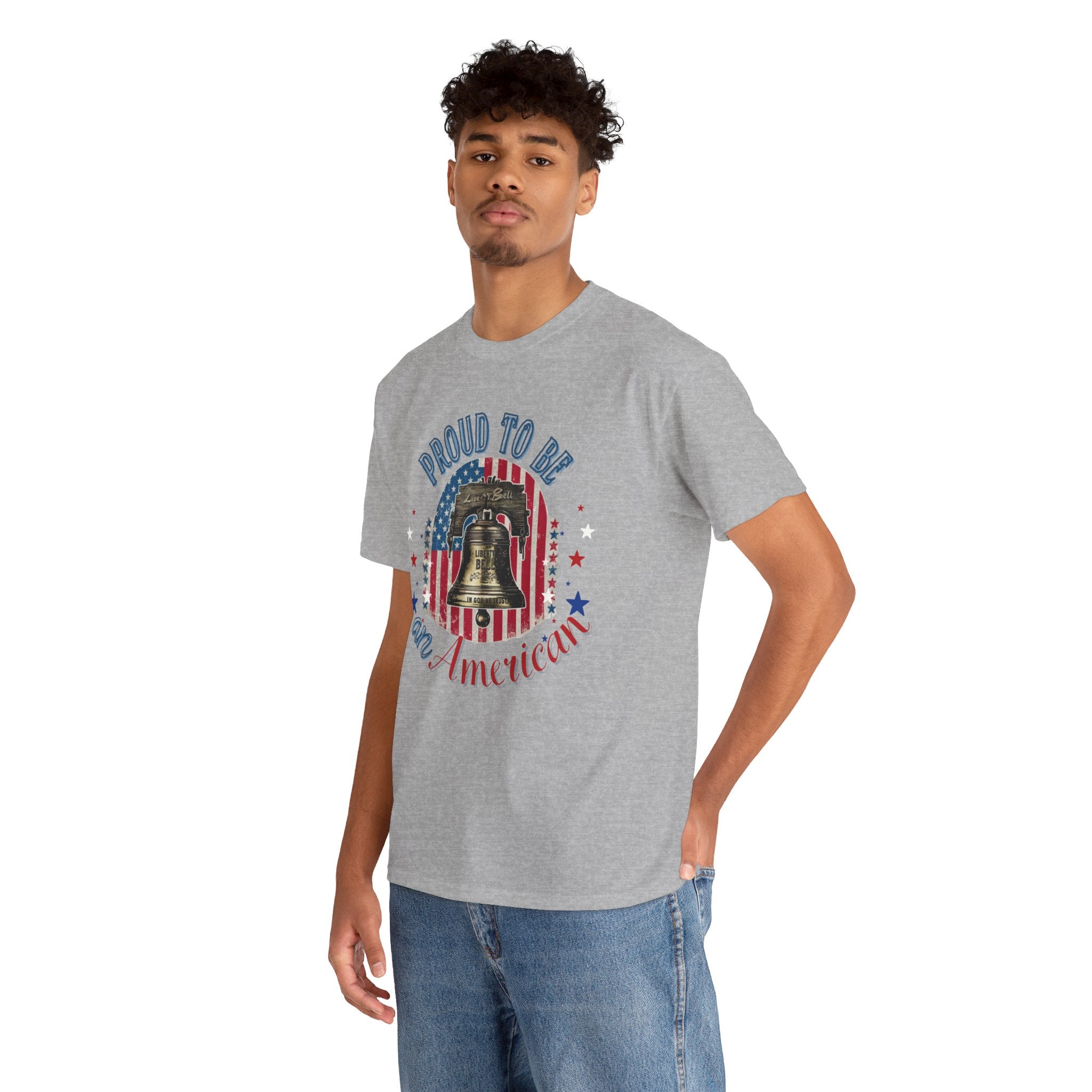 Proud to be an American - Men's Unisex Heavy Cotton Tee