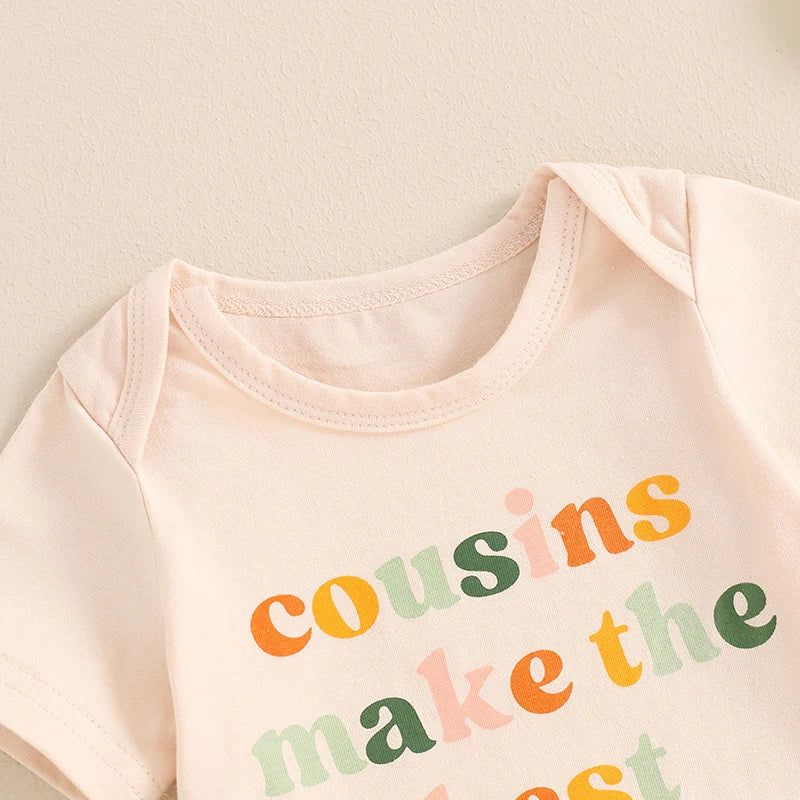 "Cousin Crew" Baby Girl Onesie - Matching family Outfit💙