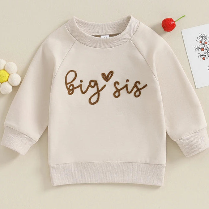 Big & Lil Sis Toddler Matching Outfits Sweatshirt