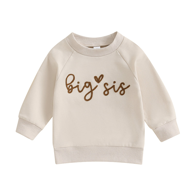 Big & Lil Sis Toddler Matching Outfits Sweatshirt
