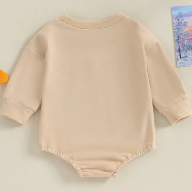 Lil' Bro Baby Boy Long-Sleeve Bodysuit – Soft Cotton Blend Romper