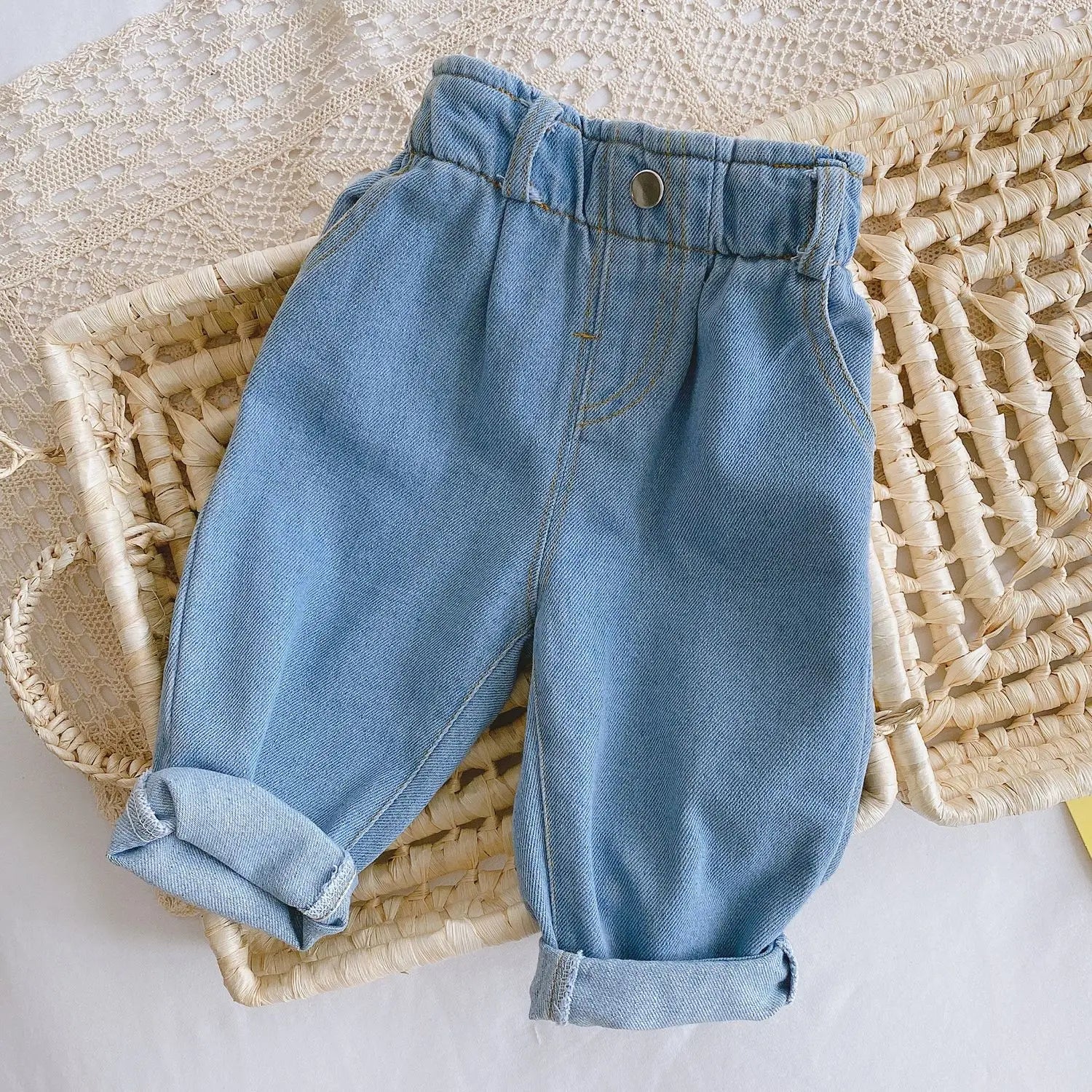 Baby Jeans Elastic Waist - Unisex 2 colors