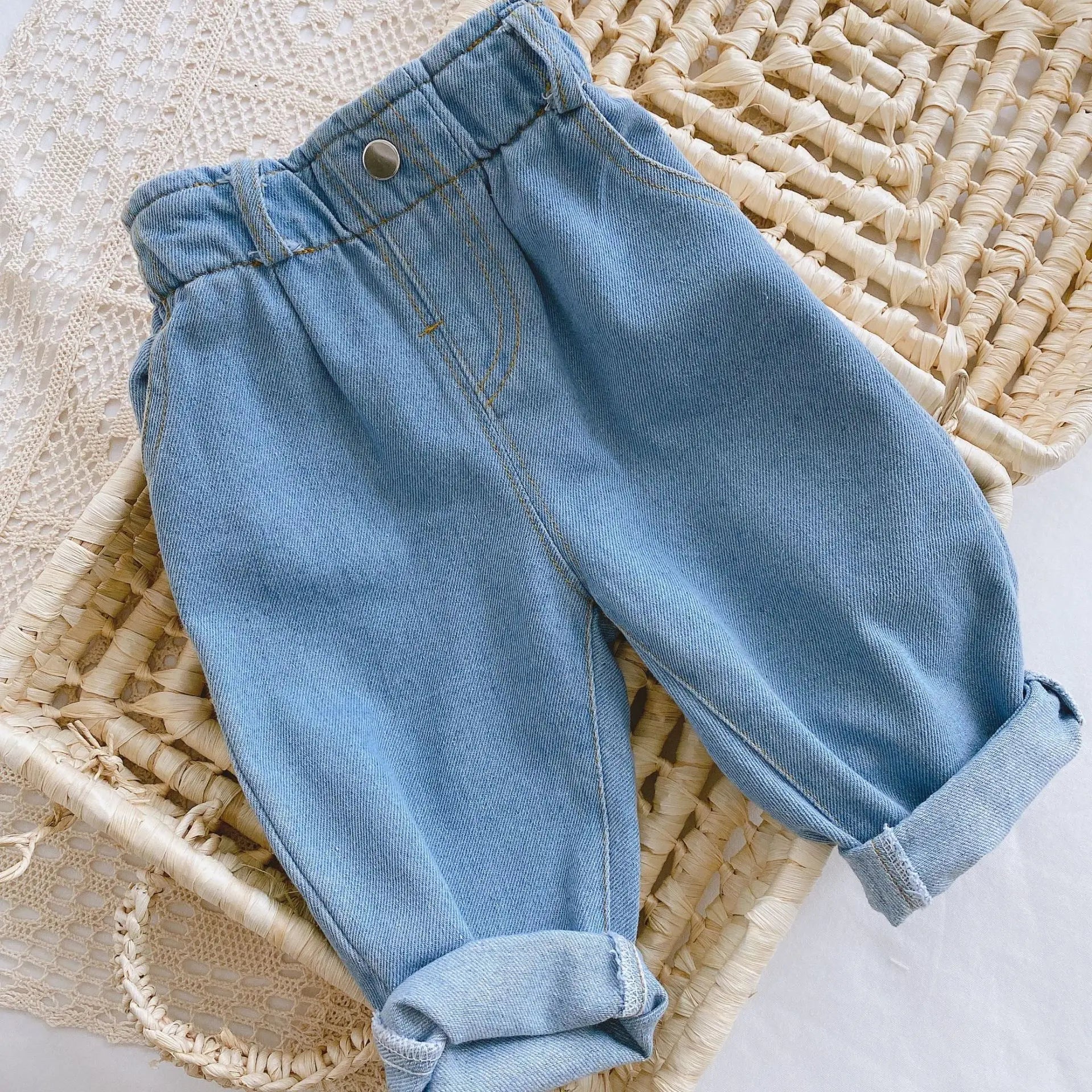 Baby Jeans Elastic Waist - Unisex 2 colors