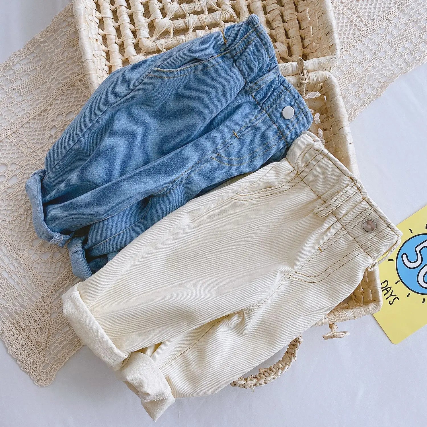 Baby Jeans Elastic Waist - Unisex 2 colors