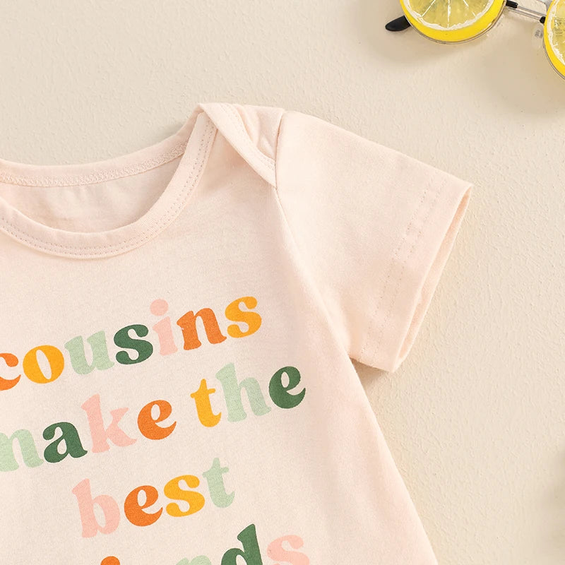 "Cousin Crew" Baby Girl Onesie - Matching family Outfit💙