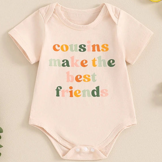 "Cousin Crew" Baby Girl Onesie - Matching family Outfit💙