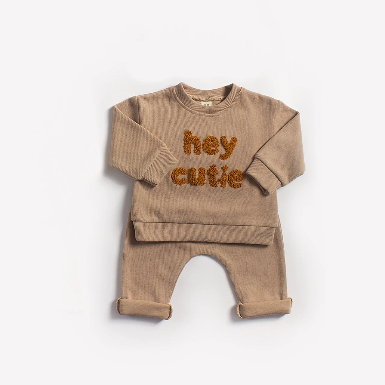 Baby Cotton Knit Clothing Set Girls Spring Clothes Loose 2PCS Outfit