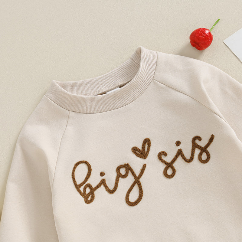 Big & Lil Sis Toddler Matching Outfits Sweatshirt - Spruced Roost