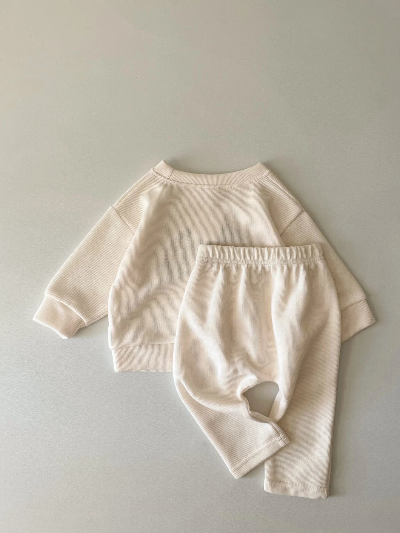 Baby Cotton Knit Clothing Set Girls Spring Clothes Loose 2PCS Outfit