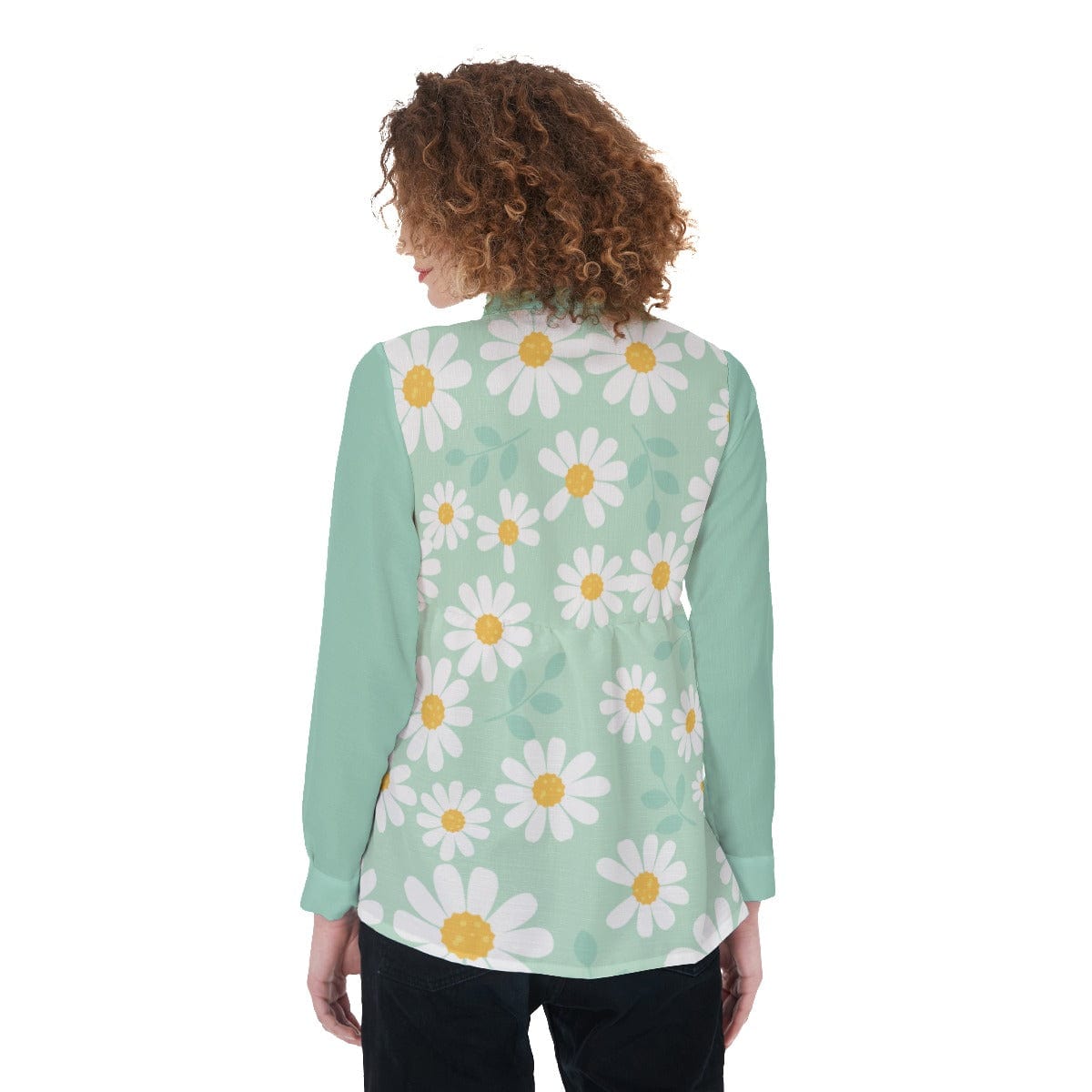 Yoycol All-Over Print Women's Elastic-Back Shirt