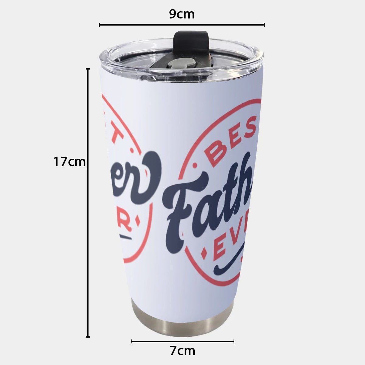 Yoycol 20OZ / White Best Father Ever - Tumbler 20oz