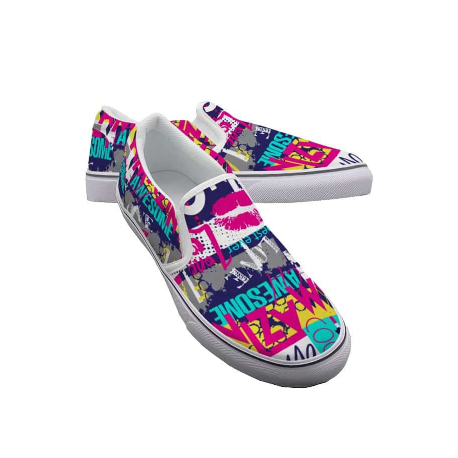 Yoycol White / US6(EUR36) Dazzle Dash - Women's Slip On Sneakers