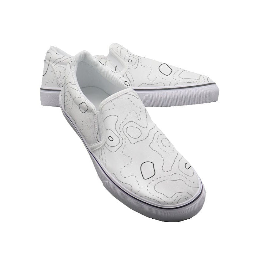 Yoycol White / US6(EUR36) Geo Treads - Women's Slip On Sneakers