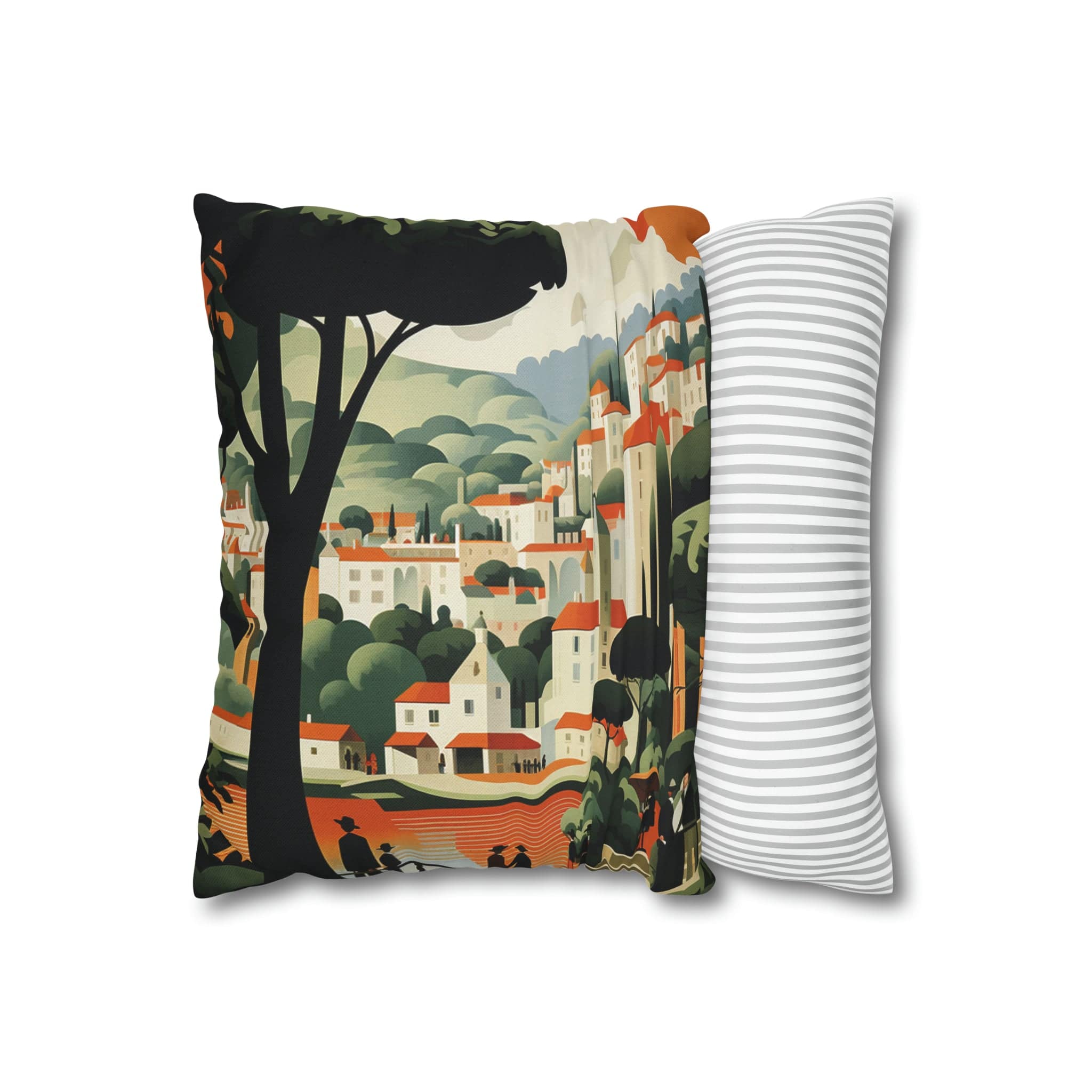 Printify Home Decor 14" × 14" Spun Polyester Square Pillow Case