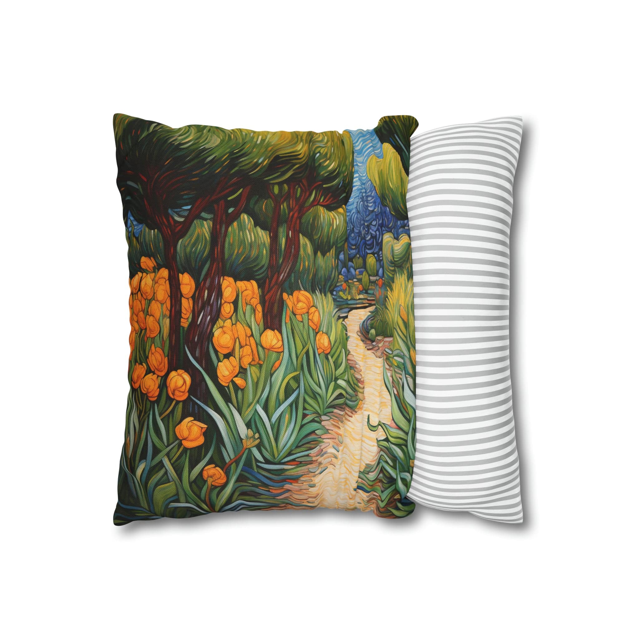 Printify Home Decor 14" × 14" Spun Polyester Square Pillow Case