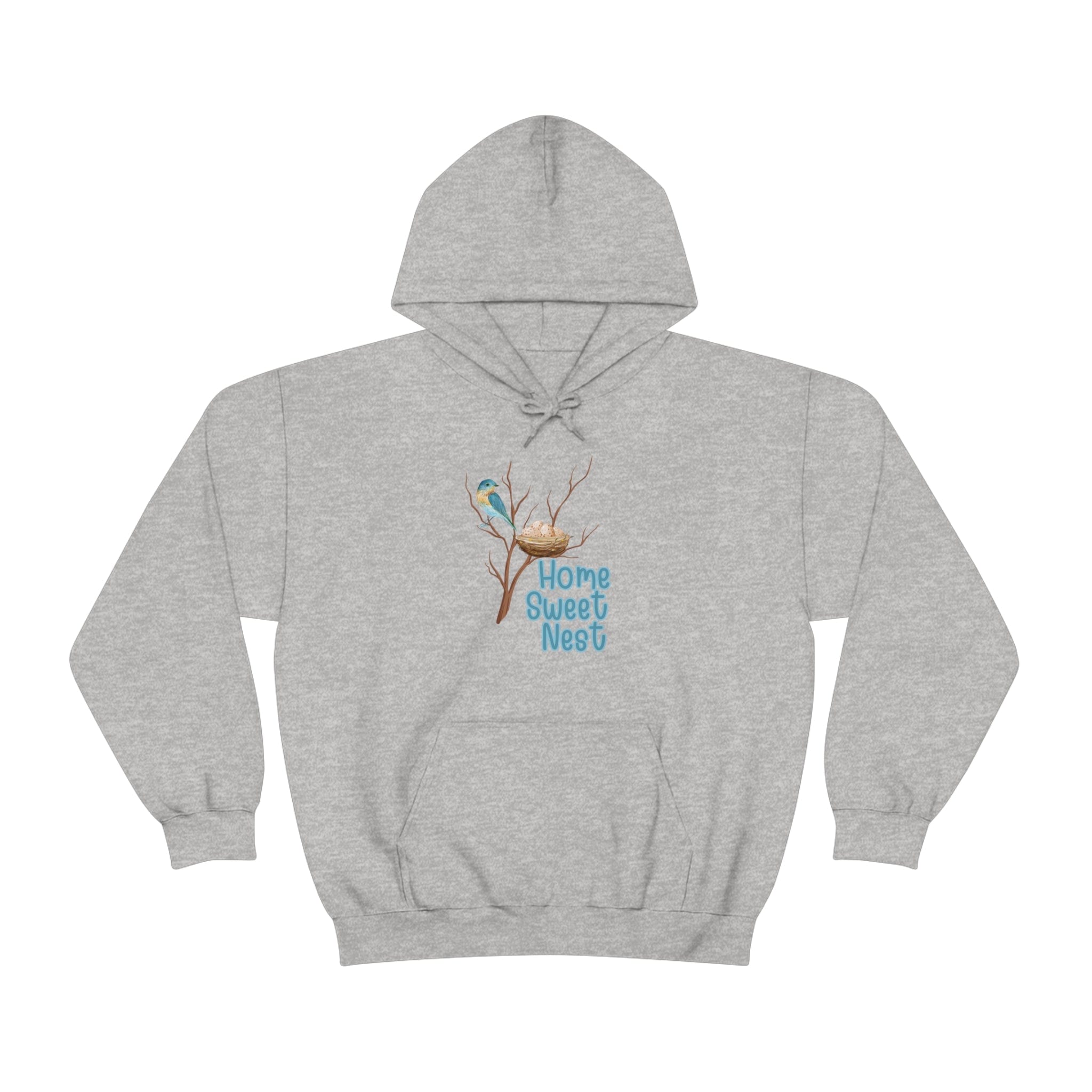 Printify Hoodie Sport Grey / S Home Sweet Nest - Heavy Blend™ Hooded Sweatshirt
