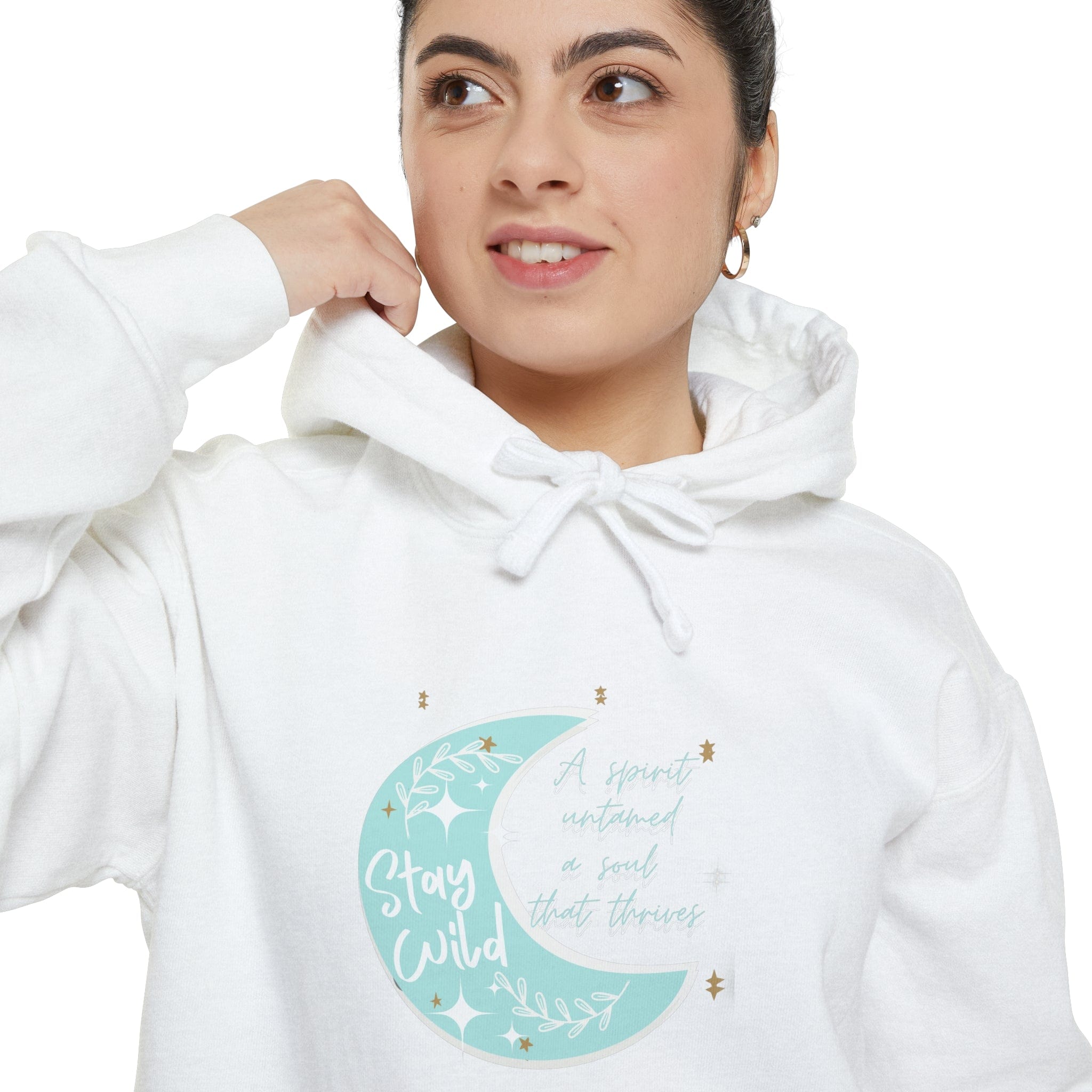 Printify Hoodie Spirit Thrives - Unisex Garment-Dyed Hoodie